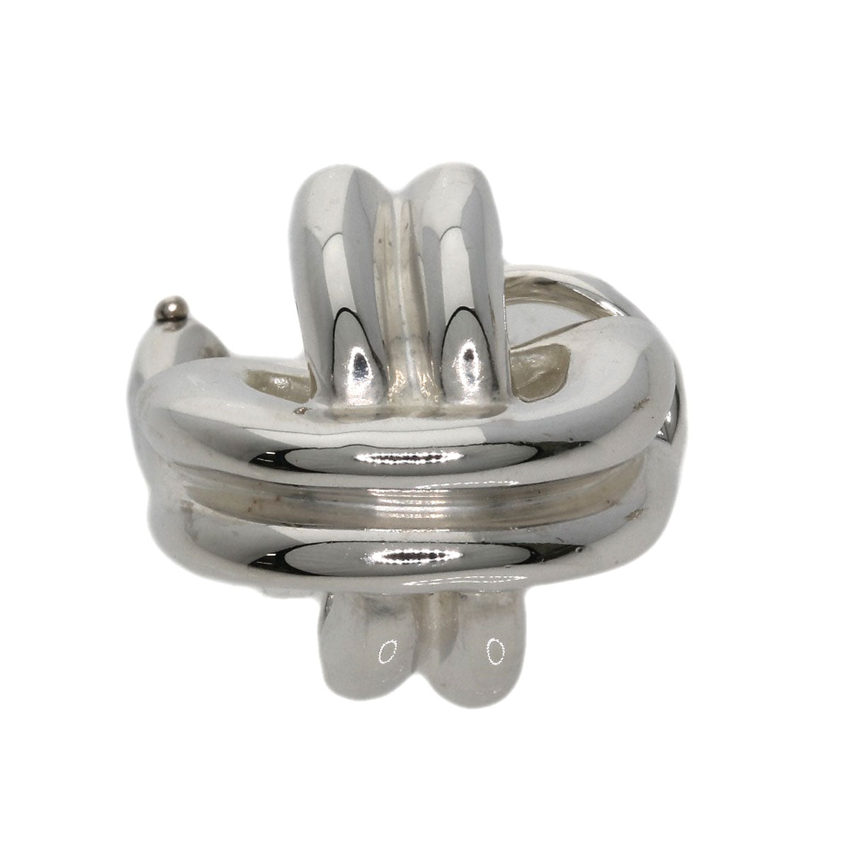 TIFFANY&Co. Signature earring Silver Ladies [Used]