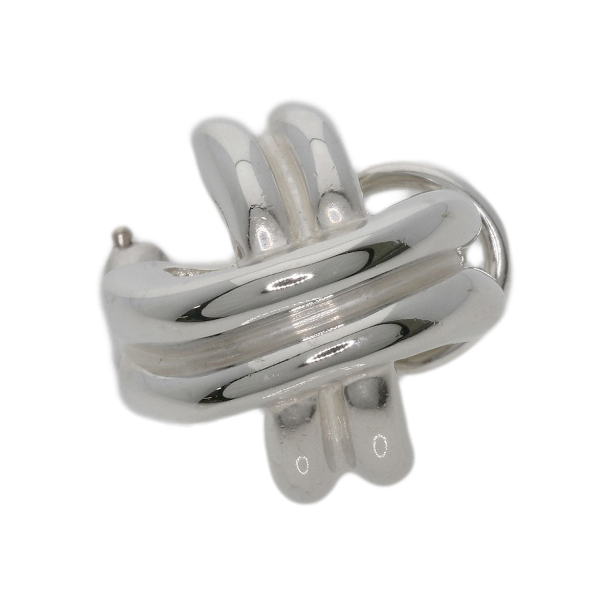 TIFFANY&Co. Signature earring Silver Ladies [Used]