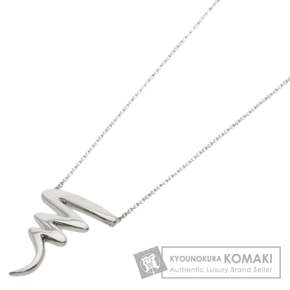 TIFFANY&Co. Scribble Necklace Silver Ladies [Used]