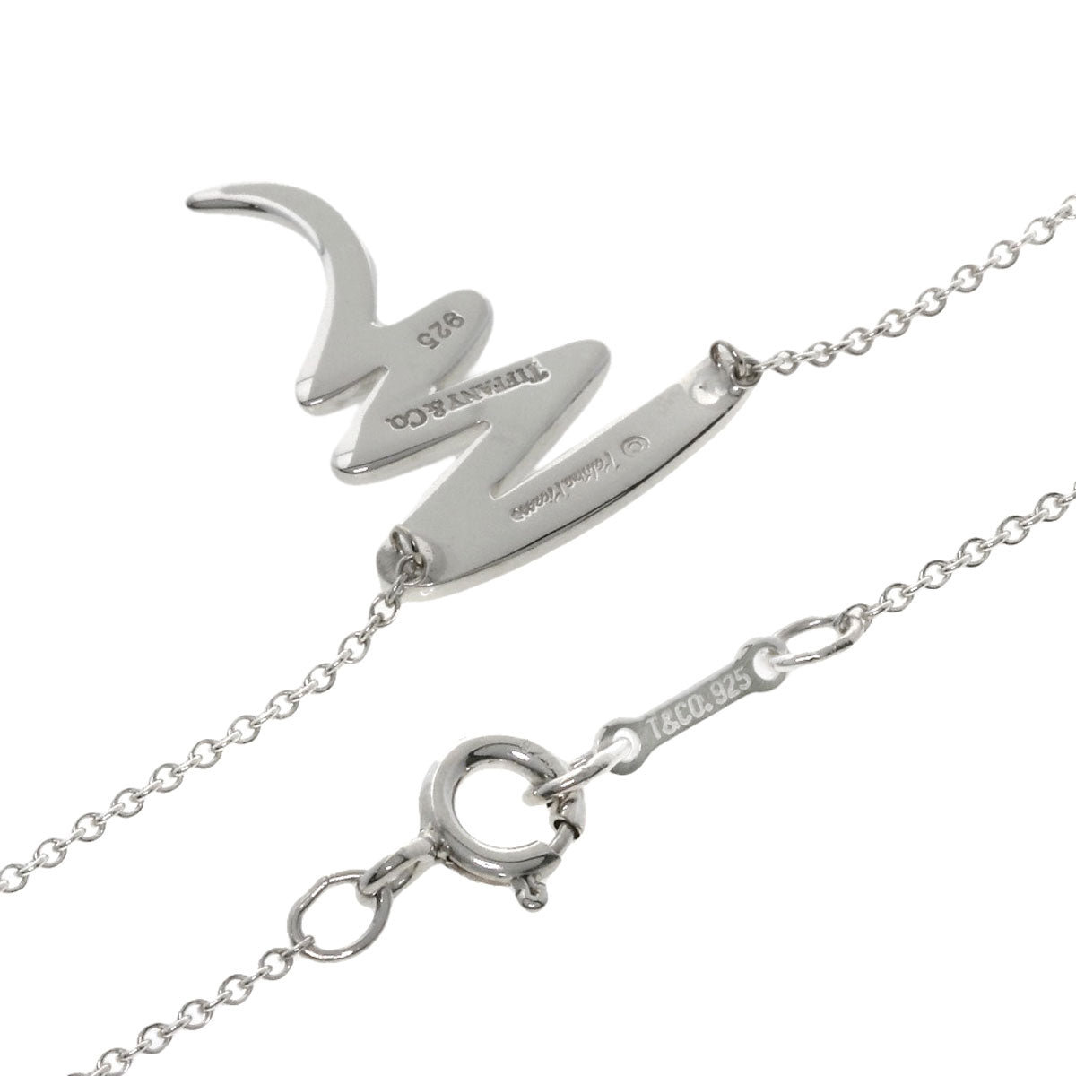 TIFFANY&Co. Scribble Necklace Silver Ladies [Used]