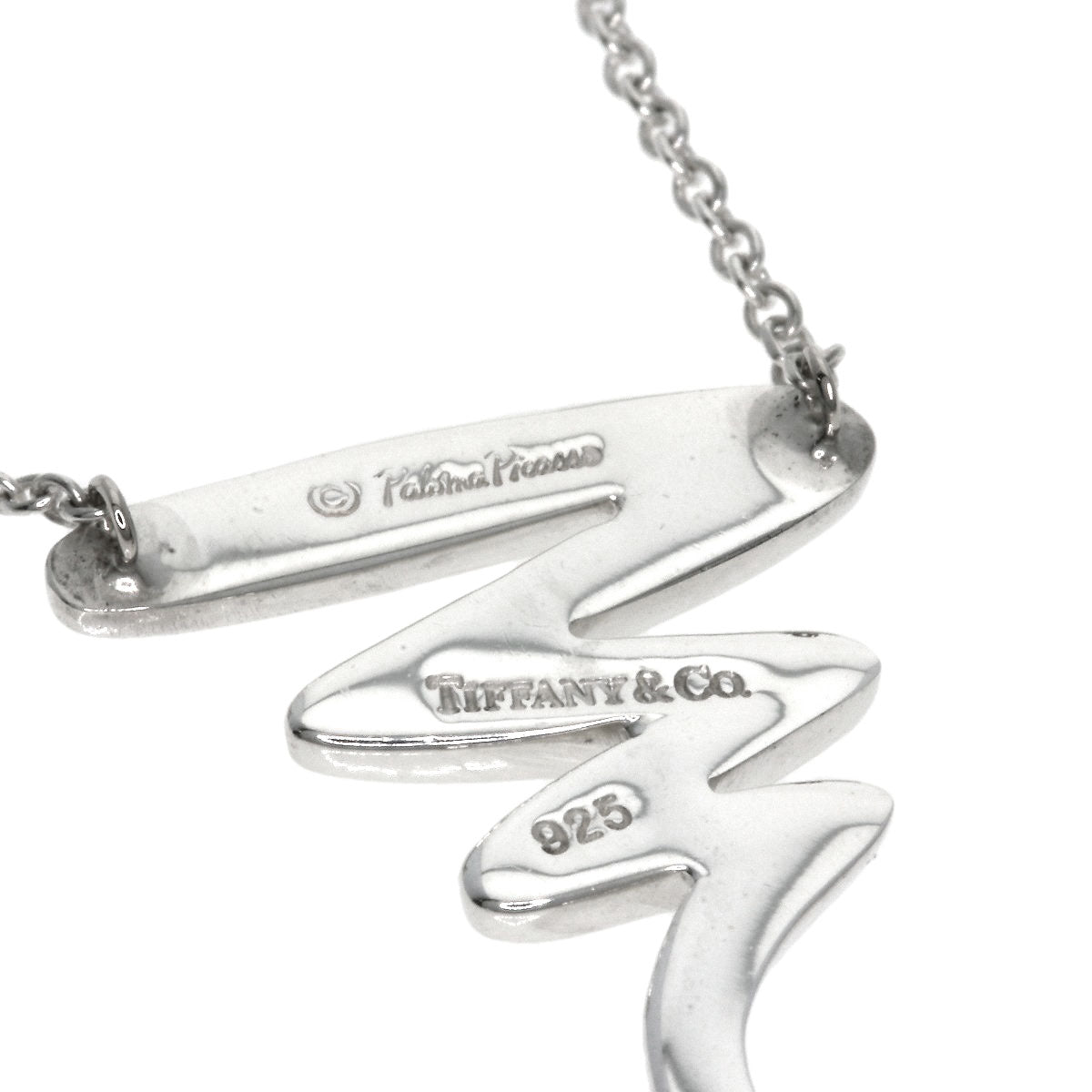 TIFFANY&Co. Scribble Necklace Silver Ladies [Used]