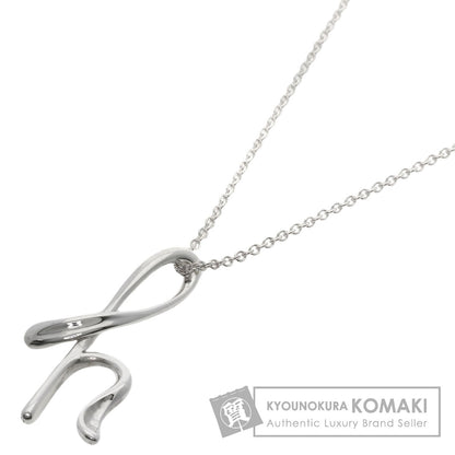 TIFFANY&Co.   Initial H Necklace  Silver Ladies [Used]