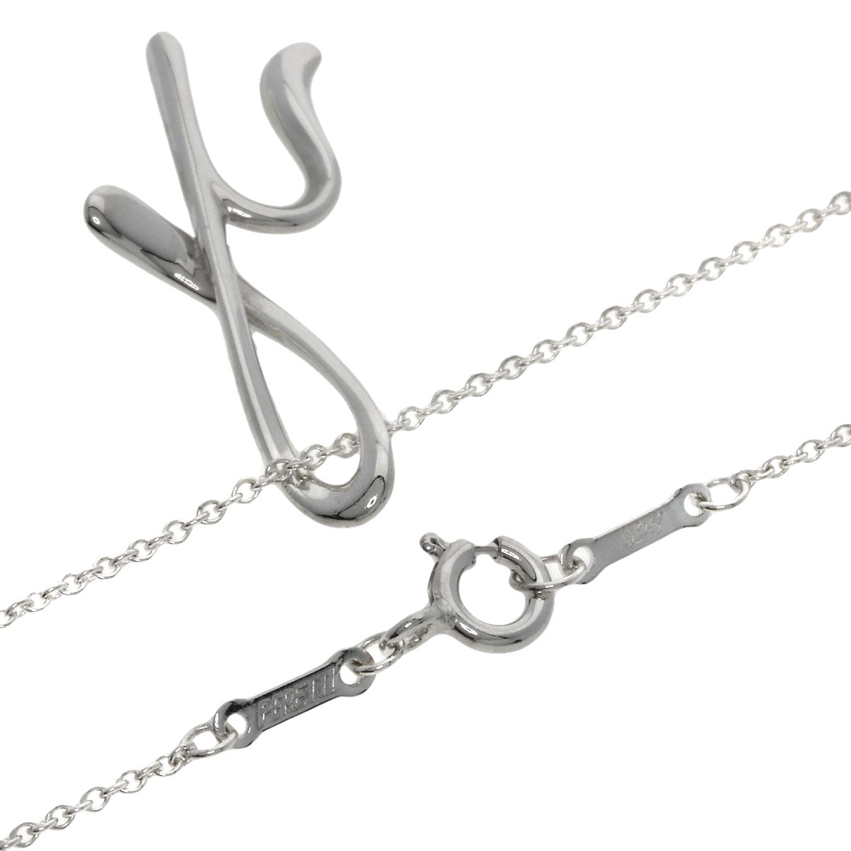 TIFFANY&Co.   Initial H Necklace  Silver Ladies [Used]