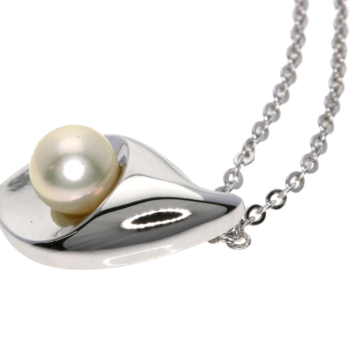 TASAKI Pearl Pearl Necklace Silver Ladies [Used]