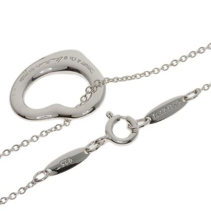 TIFFANY&Co. Open heart Necklace Silver Ladies [Used]