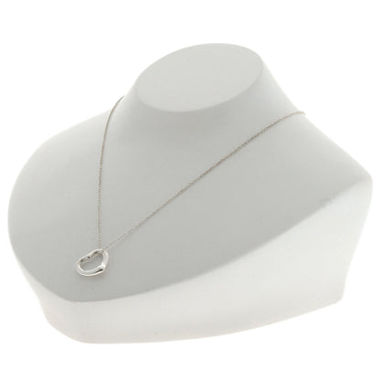 TIFFANY&Co. Open heart Necklace Silver Ladies [Used]