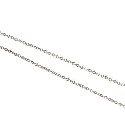 TIFFANY&Co. Open heart Necklace Silver Ladies [Used]