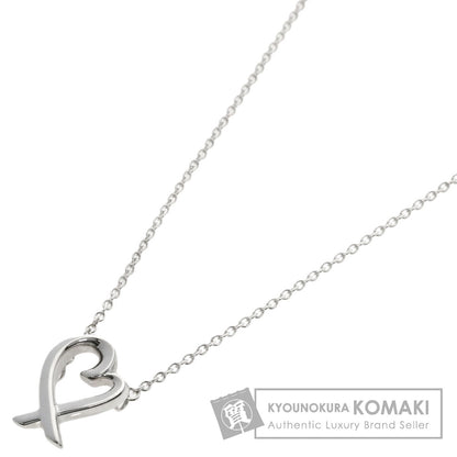 TIFFANY&Co. Loving heart Necklace Silver Ladies [Used]