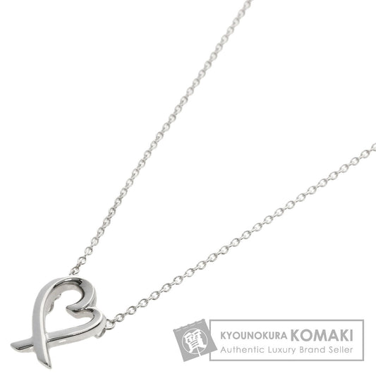 TIFFANY&Co. Loving heart Necklace Silver Ladies [Used]