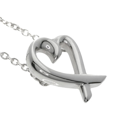 TIFFANY&Co. Loving heart Necklace Silver Ladies [Used]
