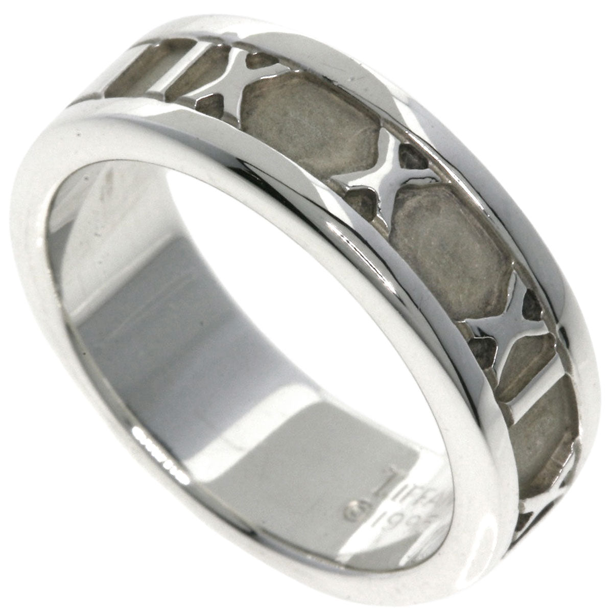 TIFFANY&Co. Atlas Ring Silver Ladies [Used]