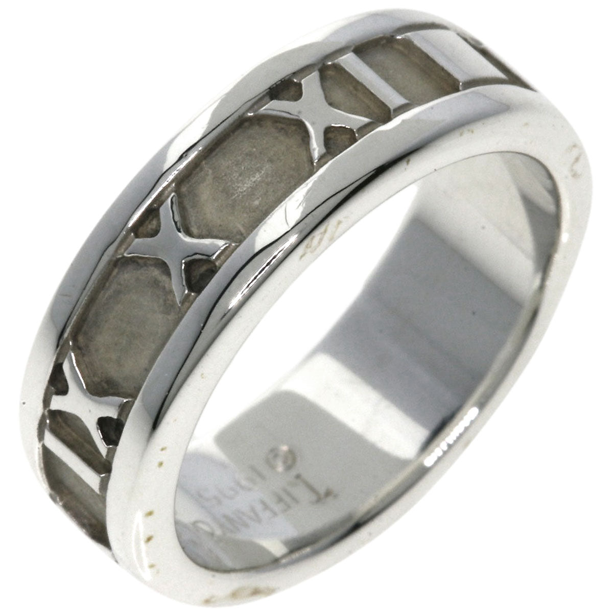 TIFFANY&Co. Atlas Ring Silver Ladies [Used]