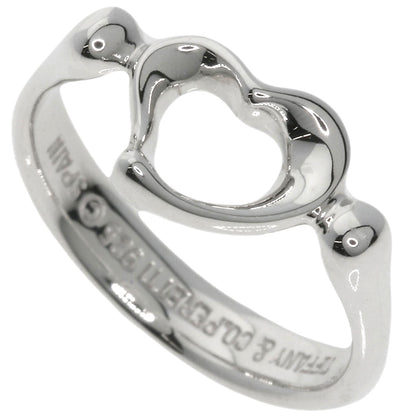 TIFFANY&Co. Open heart Ring Silver Ladies [Used]