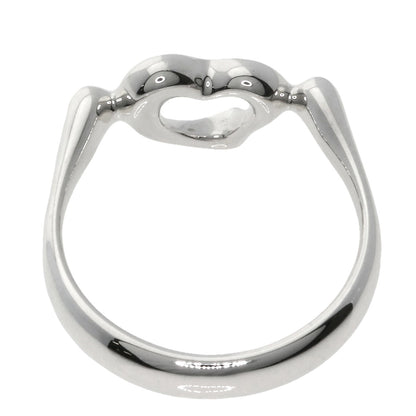 TIFFANY&Co. Open heart Ring Silver Ladies [Used]