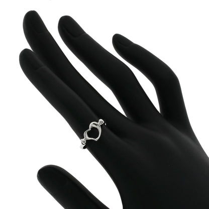 TIFFANY&Co. Open heart Ring Silver Ladies [Used]