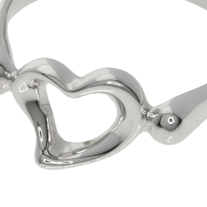 TIFFANY&Co. Open heart Ring Silver Ladies [Used]