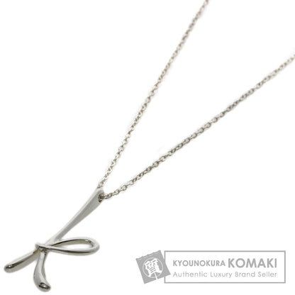 TIFFANY&Co. Initial K Necklace Silver Ladies [Used]