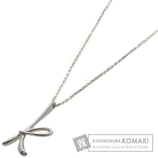 TIFFANY&Co. Initial K Necklace Silver Ladies [Used]