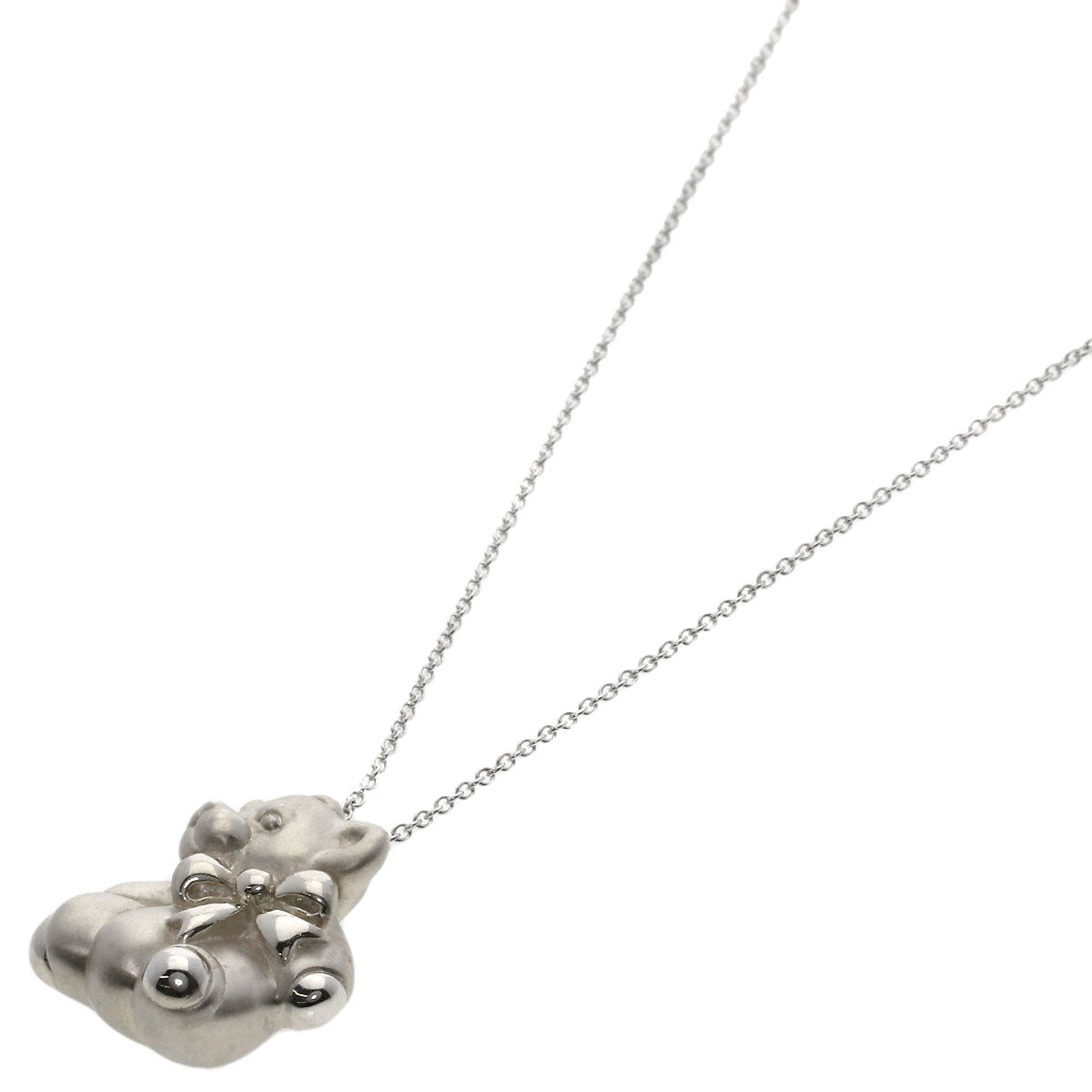 TIFFANY&Co.   Teddy bear Necklace  Silver Ladies [Used]