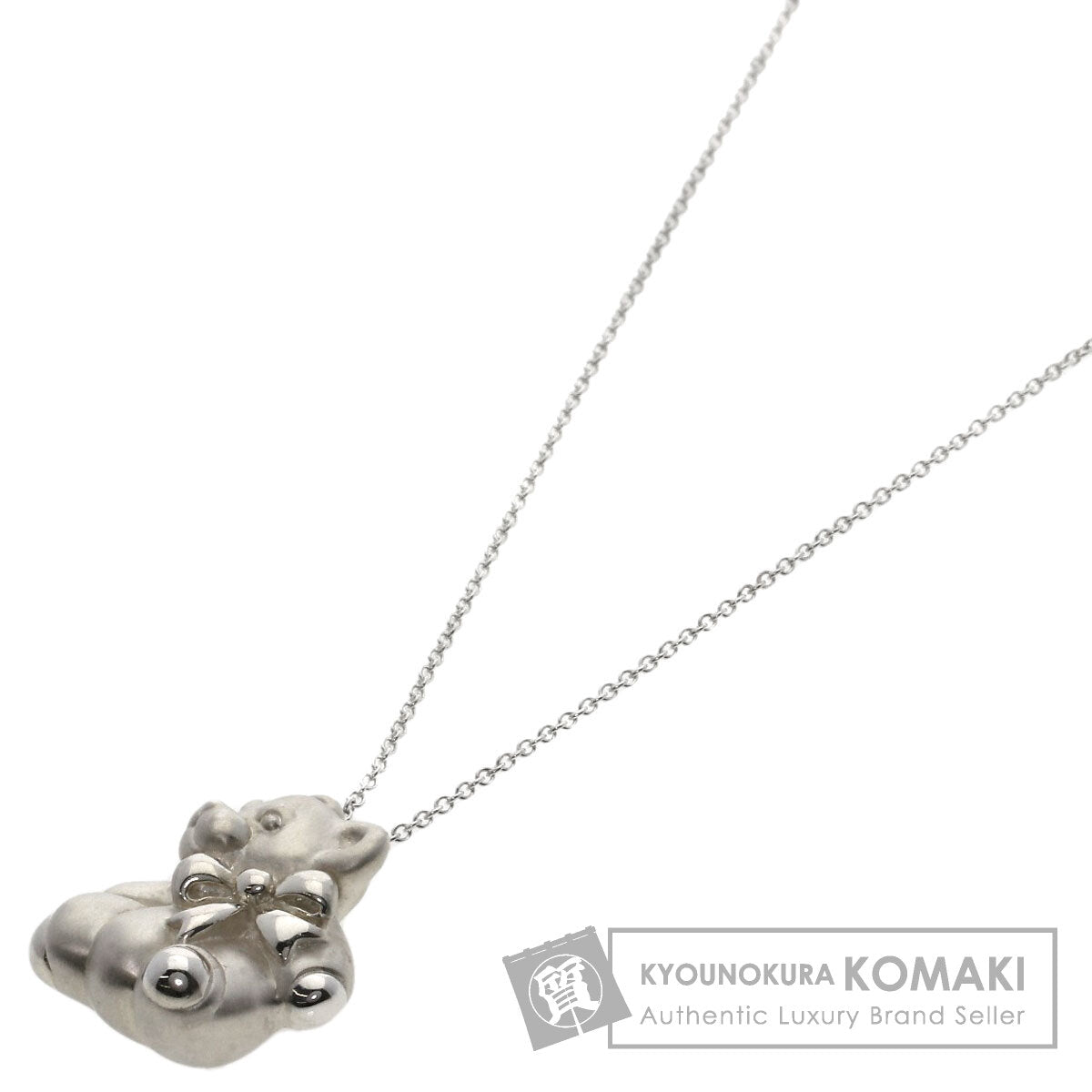 TIFFANY&Co.   Teddy bear Necklace  Silver Ladies [Used]