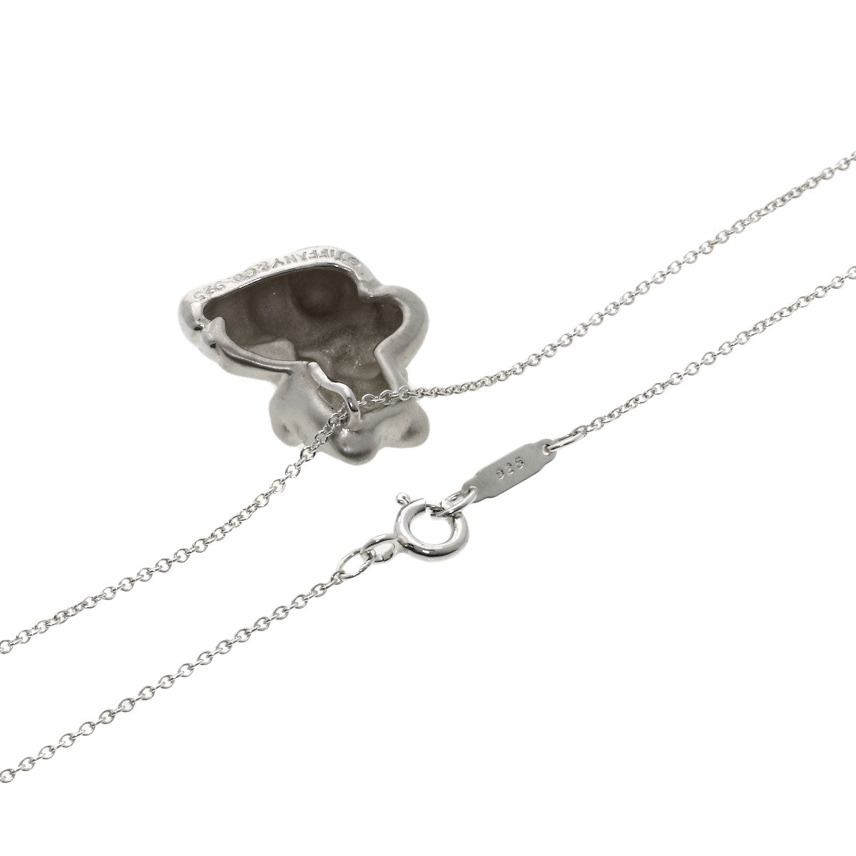 TIFFANY&Co.   Teddy bear Necklace  Silver Ladies [Used]