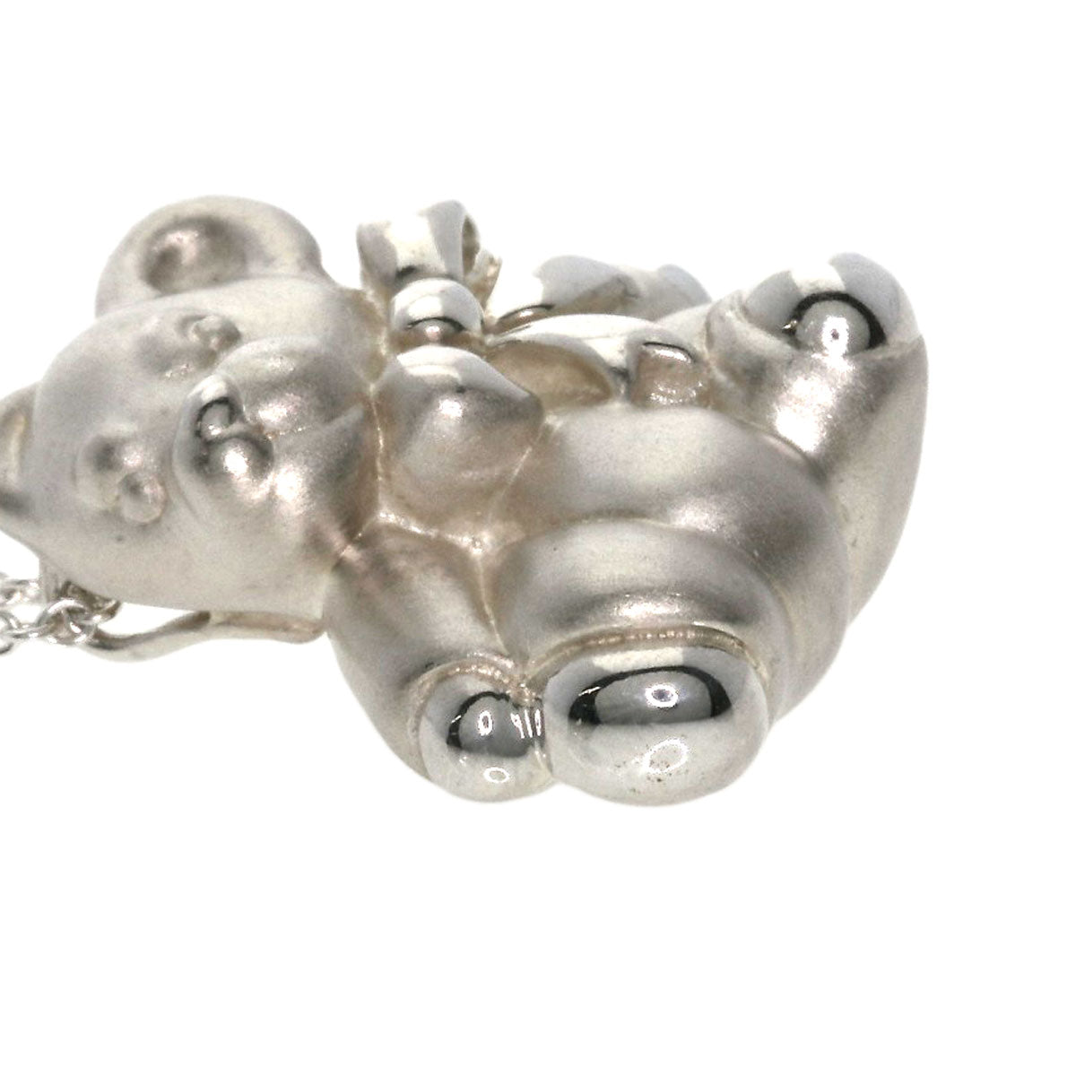 TIFFANY&Co.   Teddy bear Necklace  Silver Ladies [Used]