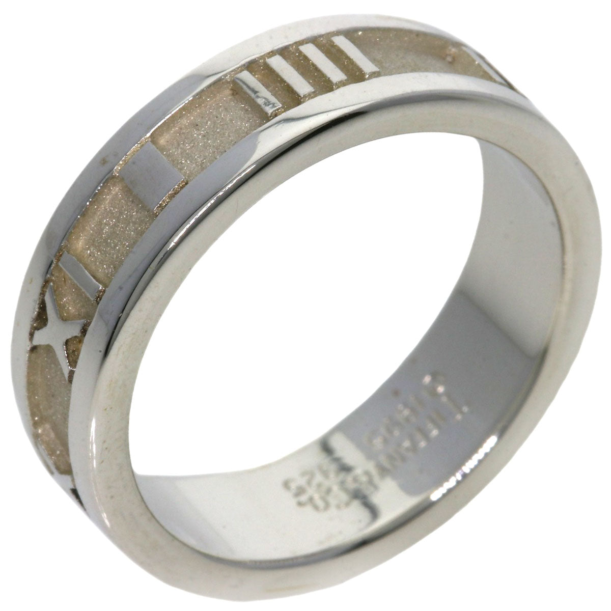 TIFFANY&Co. Atlas Ring Silver Ladies [Used]