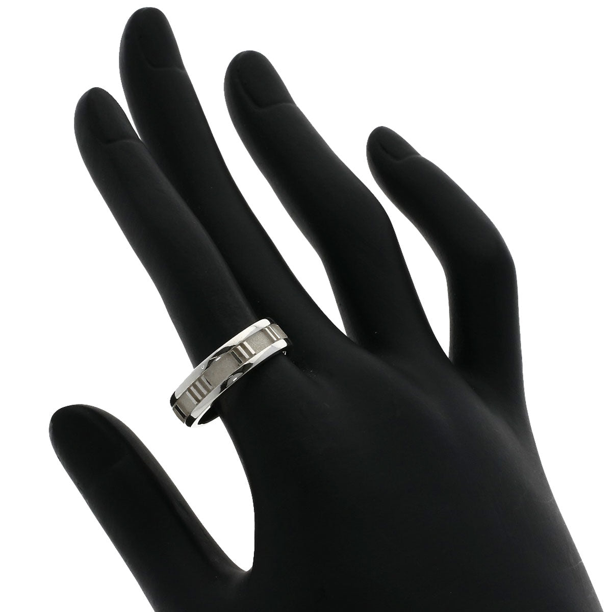 TIFFANY&Co. Atlas Ring Silver Ladies [Used]