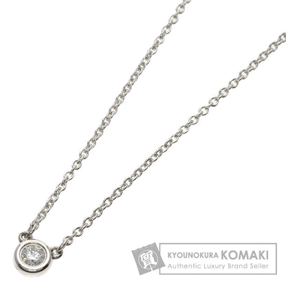 TIFFANY&Co. By The Yard 1P Diamond Necklace Silver Ladies [Used]