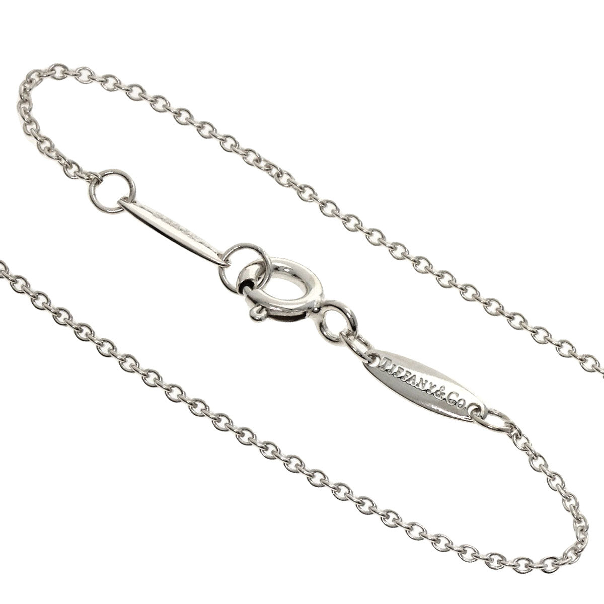 TIFFANY&Co. By The Yard 1P Diamond Necklace Silver Ladies [Used]