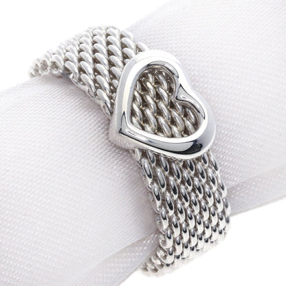 TIFFANY&Co.   Ring Somerset mesh Silver Ladies