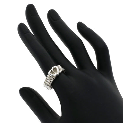 TIFFANY&Co.   Ring Somerset mesh Silver Ladies