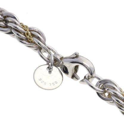 TIFFANY&Co.   Bracelet Twisted Rope Medium Silver 18K Yellow GoldLadies