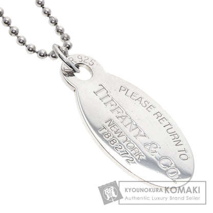 TIFFANY&Co.   Necklace return to oval Silver Ladies