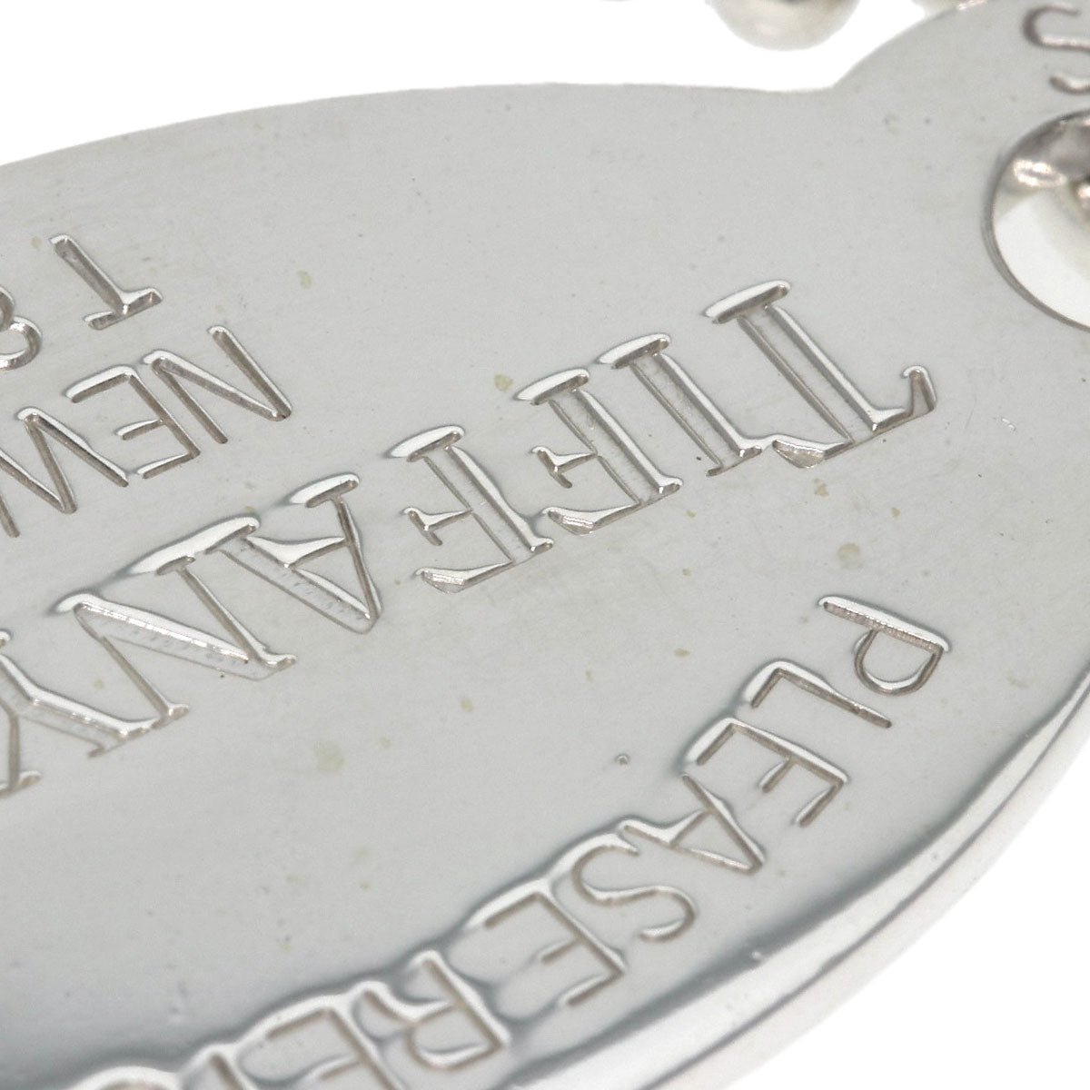 TIFFANY&Co.   Necklace return to oval Silver Ladies