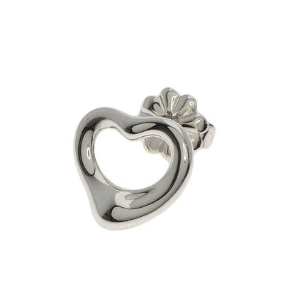 TIFFANY&Co. Open heart only one earring Silver Ladies [Used]