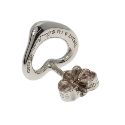 TIFFANY&Co. Open heart only one earring Silver Ladies [Used]