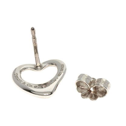 TIFFANY&Co. Open heart only one earring Silver Ladies [Used]
