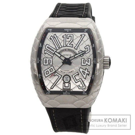 FRANCK MULLER Vanguard Iron Cobra Watches V45 SC DT AC NR Stainless Steel/Rubber mens