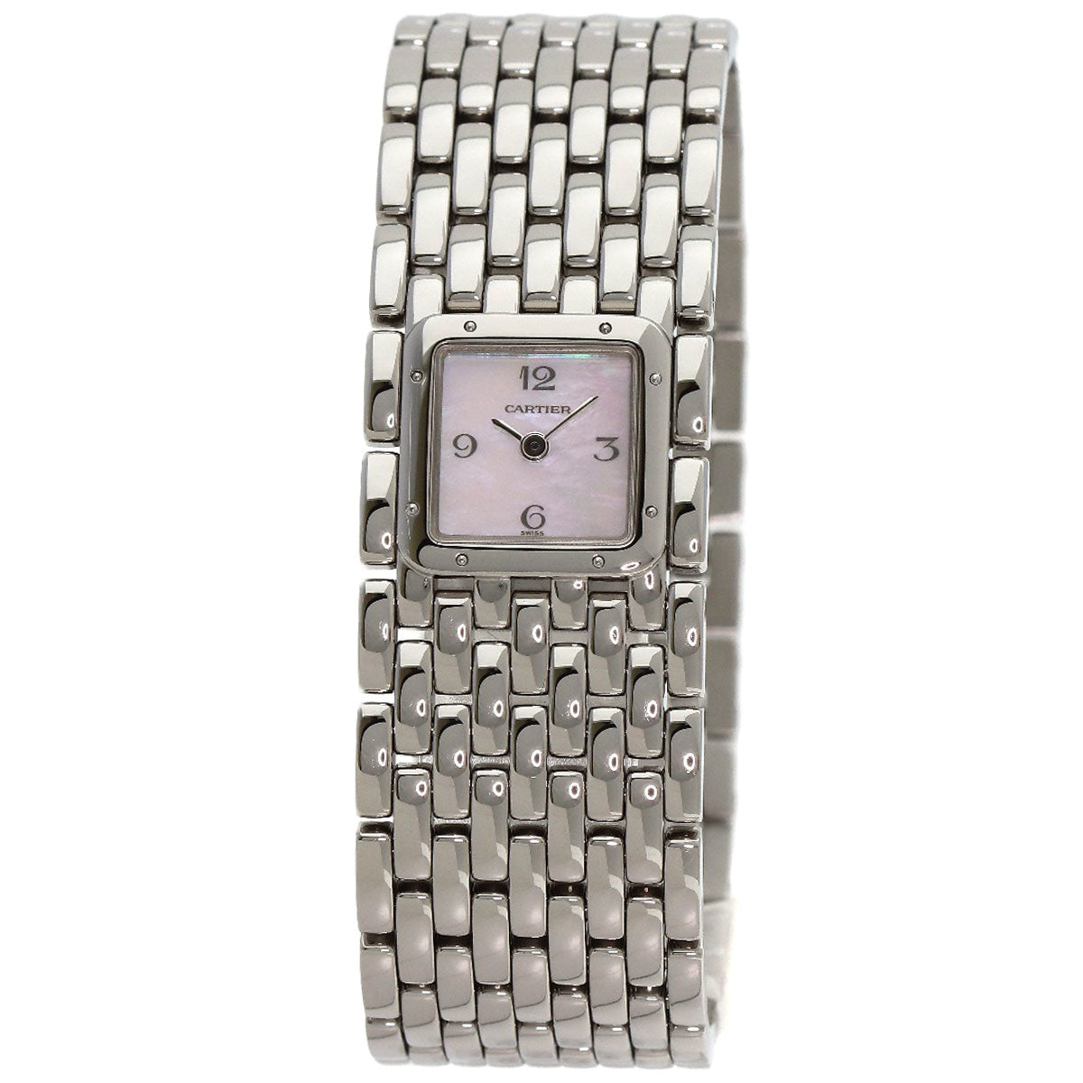 CARTIER PANTHERE Ryuban Watches W61003T9 Stainless Steel/Stainless Steel Ladies