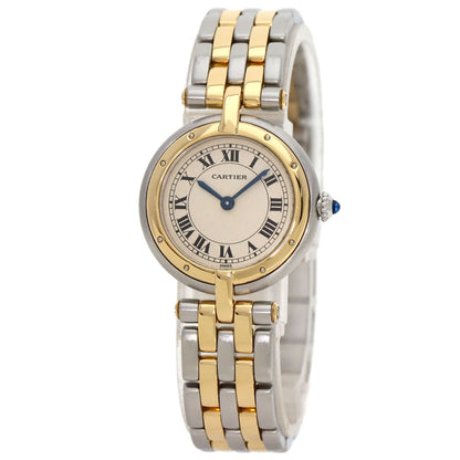 CARTIER PANTHERE Vendome SM 2 Row Watches W25030B6 Stainless Steel/SSxK18YG Ladies