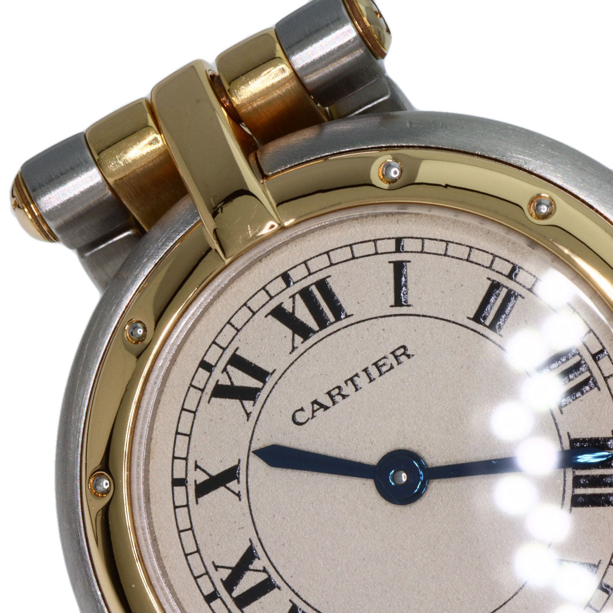 CARTIER PANTHERE Vendome SM 2 Row Watches W25030B6 Stainless Steel/SSxK18YG Ladies