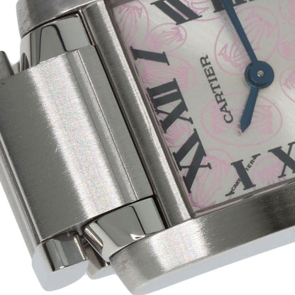 CARTIER Tank Francaise SM Christmas Limited Edition Watches W51031Q3 Stainless Steel/Stainless Steel Ladies