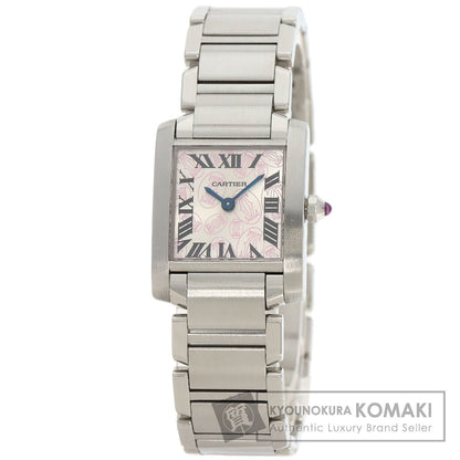 CARTIER Tank Francaise SM Christmas Limited Edition Watches W51031Q3 Stainless Steel/Stainless Steel Ladies