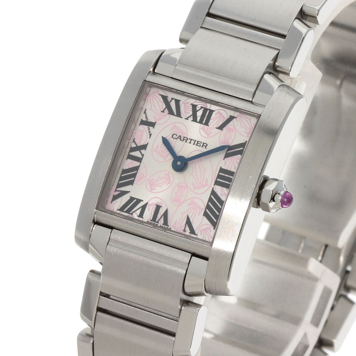 CARTIER Tank Francaise SM Christmas Limited Edition Watches W51031Q3 Stainless Steel/Stainless Steel Ladies