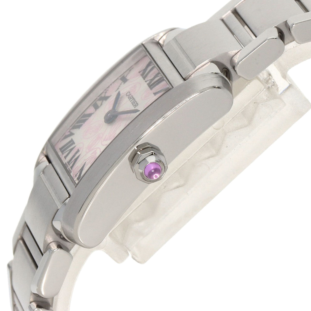 CARTIER Tank Francaise SM Christmas Limited Edition Watches W51031Q3 Stainless Steel/Stainless Steel Ladies