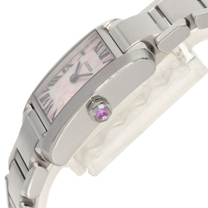 CARTIER Tank Francaise SM Christmas Limited Edition Watches W51031Q3 Stainless Steel/Stainless Steel Ladies