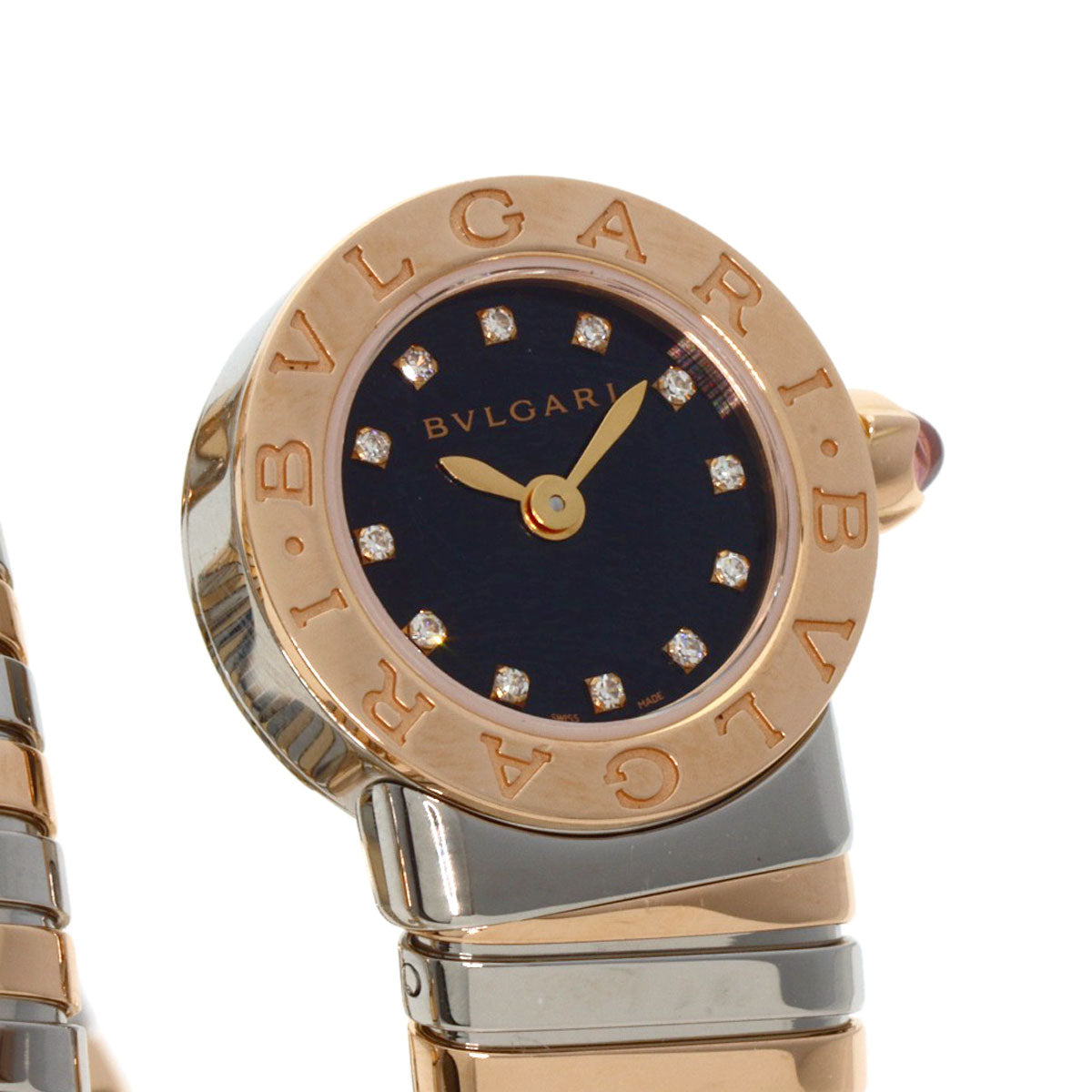 BVLGARI Tubogas Watches BBLP191TSG Stainless Steel/SSxK18PG Ladies