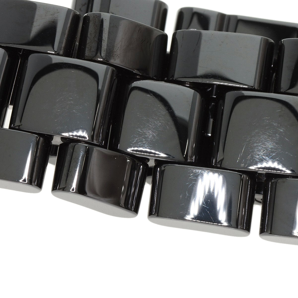 CHANEL J12 1.5" Double Diamond Bezel Watches H0950 Ceramic/Ceramic mens