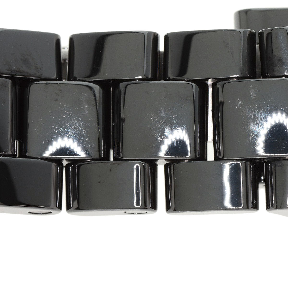 CHANEL J12 1.5" Double Diamond Bezel Watches H0950 Ceramic/Ceramic mens